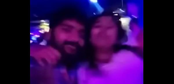  Swathi naidu enjoying and dancing in pub part-1